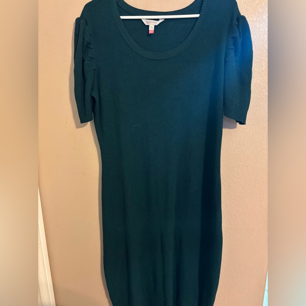 Green holiday curve dress very affordable!